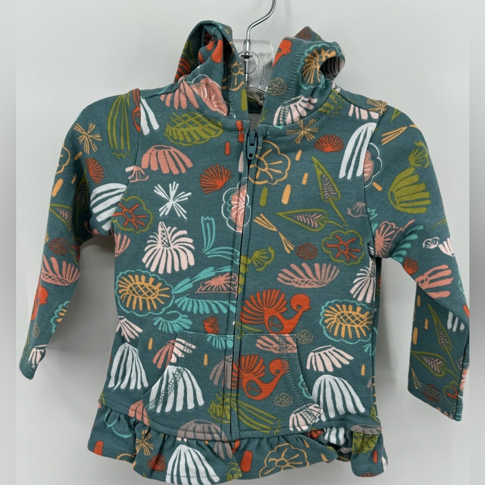 NWT Apple Park zip up hoodie. 3-6 months.